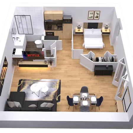 Escapade A 10mn A Pied Du Centre Elegant & Moderne